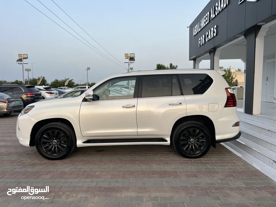 لكزس GX460 رقم واحد أبيض لؤلؤي 2021