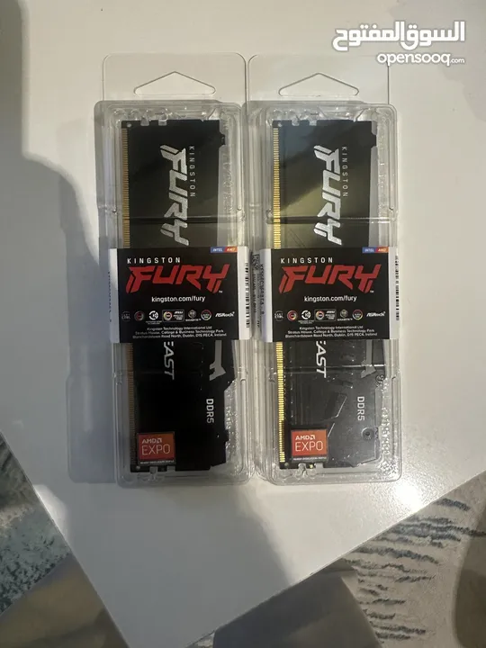 حبتين رام كل وحده 8 قيقا DDR5 ram 8gb