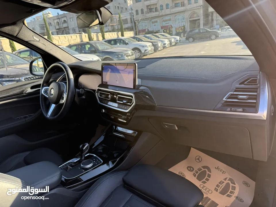 BMW x3 30e ترخيص 2022 ترخيص  محرك 2000 هايبرد plug in/يقطع على الشحنه 30 كيلو متر  293 حصان