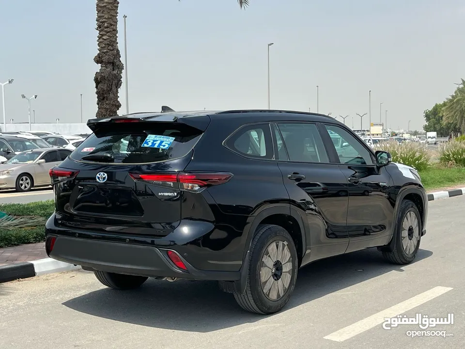 TOYOTA HIGHLANDER GLE 2.5L BLACK 2024 BLACK EDITION