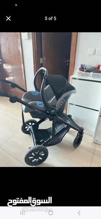 stroller and car seat