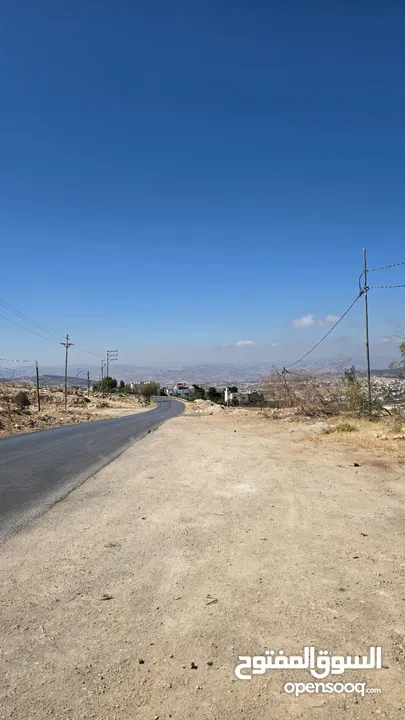 1 دونم على طريق اربد جرش القديم مباشره بعد مبنى المحافظه على اليسار