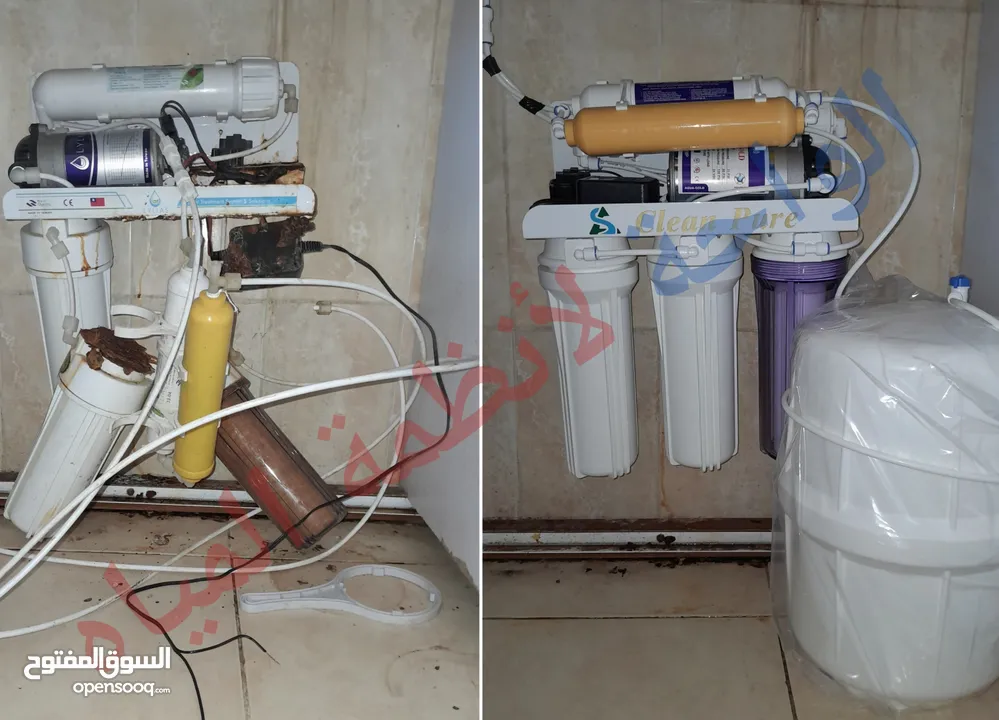 فلاتر ماء وقطع فلاتر