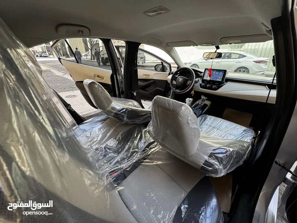 تويوتا كورولا 2021 7 جيد ولا ملاحظه فل كامل عدا الفتحه بحاله الوكاله زيرو جمرك جديد بسعر مميز