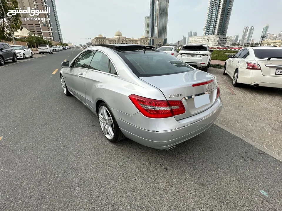 Mercedes E250 2011 GCC full option free accident company paint second owner no issues