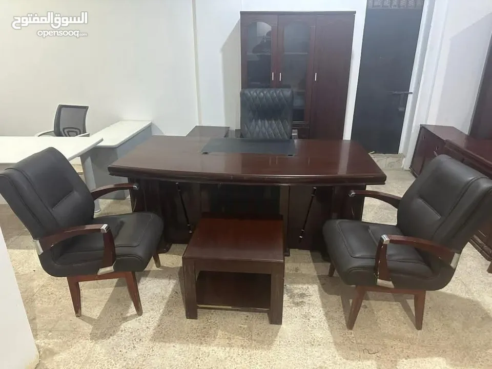 تميز بجلستك بأحدث أشكال المكاتب مدير للشركات و المكاتب الفخمه أجود أنواع الخشب باقل التكاليف