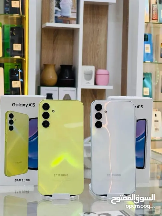 جديد Samsung A15 رام 8 و 12 و 16 جيجا 128 و 256 متوفر توصيل هدية كفر ولزقة وشاحن الاصلي