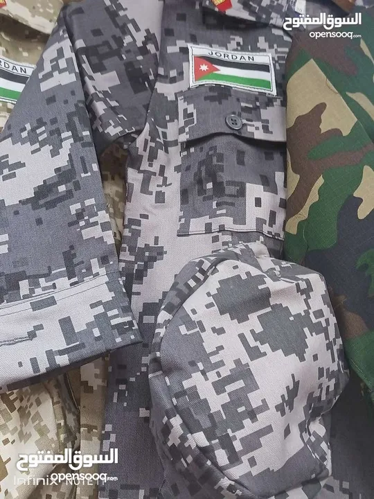 ملابس دشداش و عقال و غبايه و ثوب تراثي بنات اطفال   لباس جيش درك امن عام عسكري الجيش الاردني