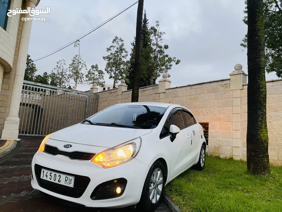 كيا برايد فل اوتماتك 2015 بحالة الشركة ترخيص وتأمين شامل الله يبارك لصاحب النصيب..