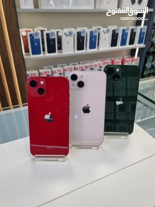iphone 13  128 آيفون 13 128 جيجا مستعمل بحاله الوكاله وشبه جديد ومكفول