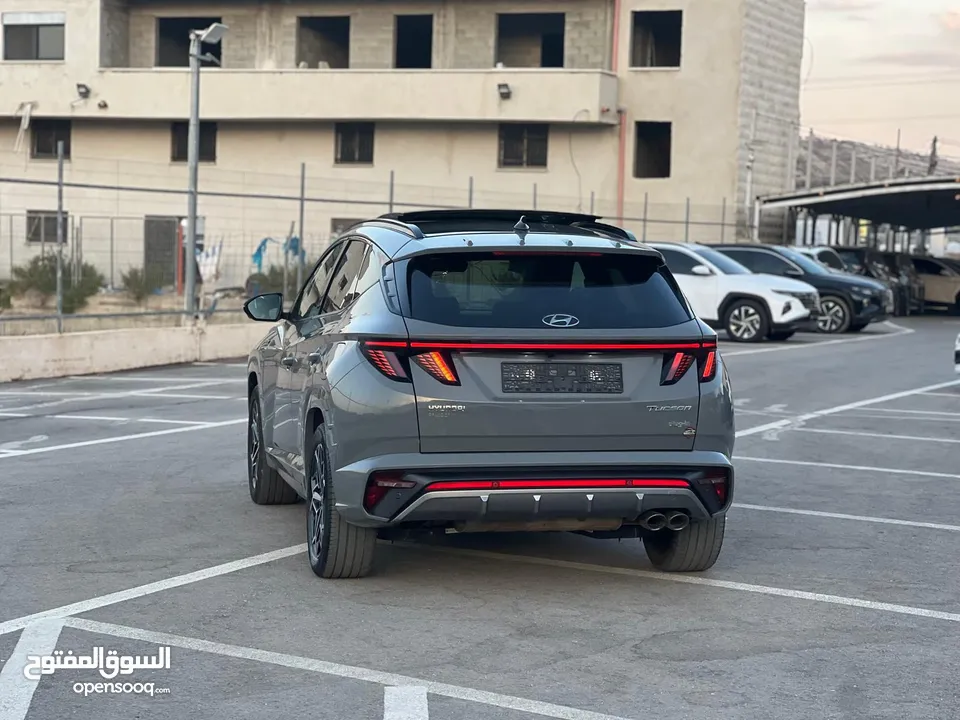 هونداي توسان N-Line Plug In /2022  فل الفل فتحة سقف بانوراما  فل مسكر