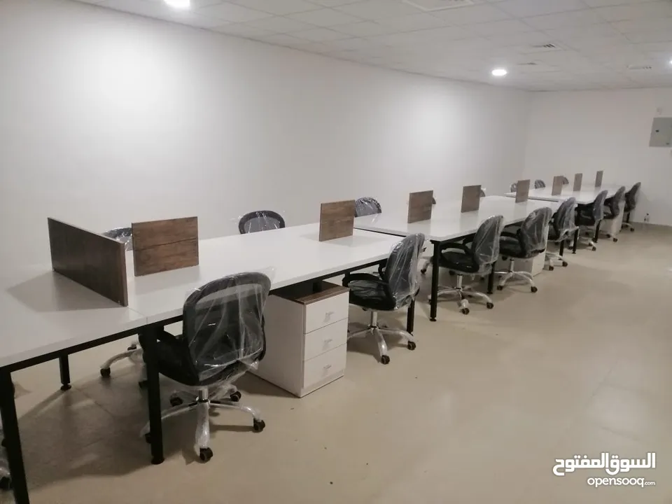بارتيشن موظفين / ورك ستيشن رباعي  سداسي ثماني حسب الطلب من المصنع مباشرة
