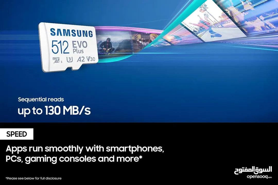 بطاقة ذاكرة سامسونج 512 جيجا برو بلس للكاميرات والموبايلات microsd 512Gb samsung