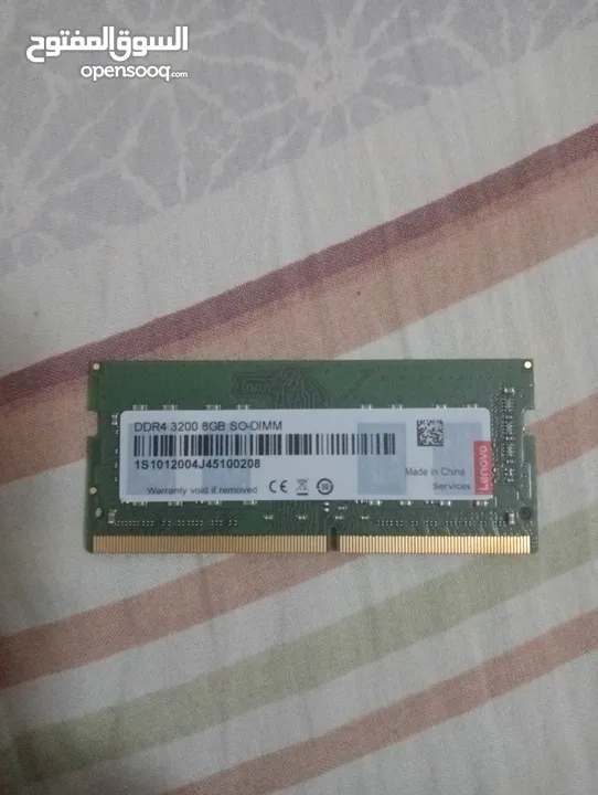 ram ddr4 Lenovo 8gb بسرعه 3200