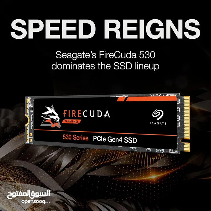 Seagate FireCuda 530 2TB with Heatsink -NEW -MEAGByt