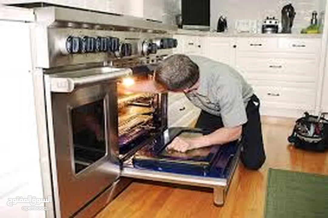 Repairs Gas Cooker Oven all types تصليح طباخة افرن