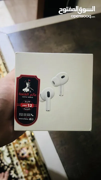 Apple AirPods Pro 2 with MagSafe charging case ايربودز برو 2 ماك سيف