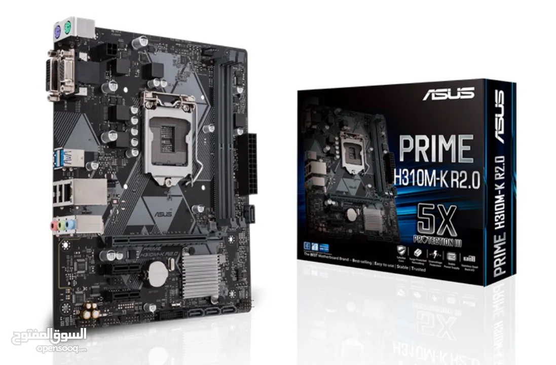 للبيع: لوحة أم ASUS H310M-K R2.0 + معالج Intel i3-9100F