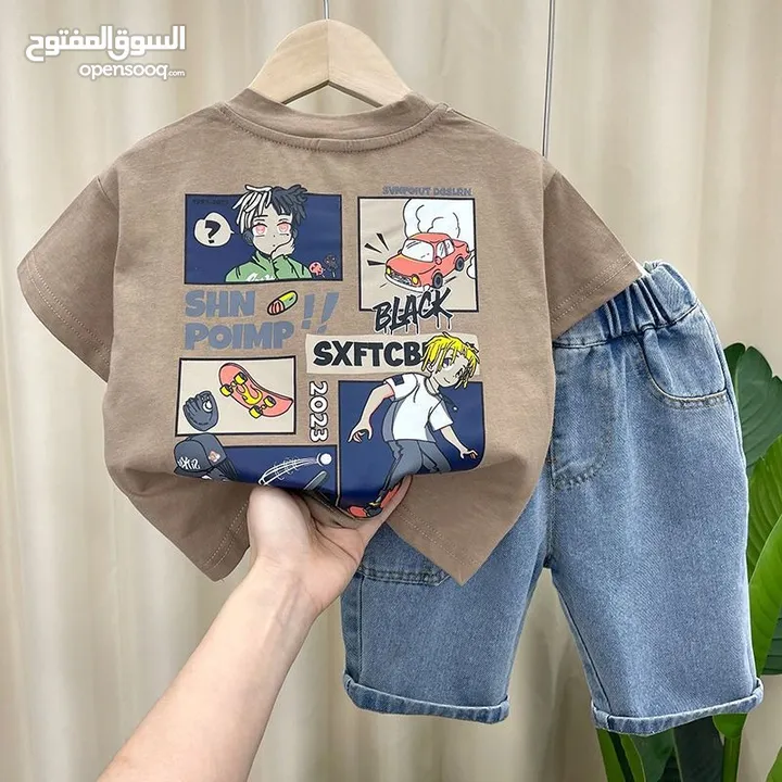 ملابس للاطفال بجودة عالية قطنية وتصاميم جميلة متوفر من عمر سنتين لغاية 5 سنوات