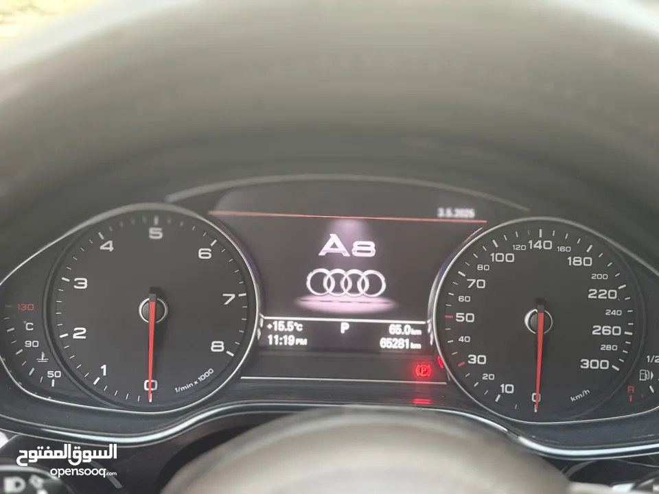 اودي A8 اعلى مواصفات قطعت 65 الف فقط