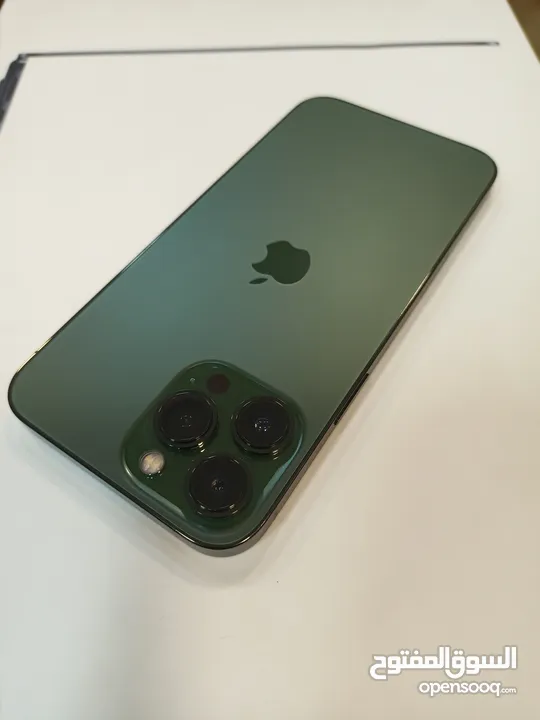 iphone 13 pro max 256 GB لون الزيتي المميييز