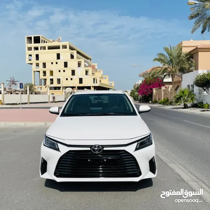 *TOYOTA YARIS*  *Brand new*Bahrain agency* *Model -  2024* *Km - Zero km* *Engine -  1.5L* Color – W