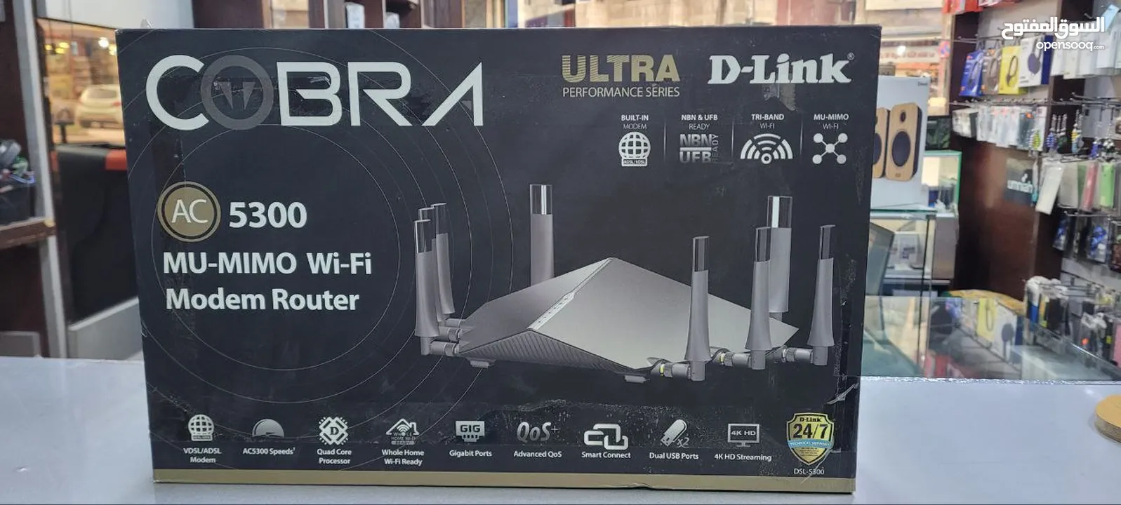 D-LINK COBRA AC 5300 MU-MIMO WIFI ROUTER