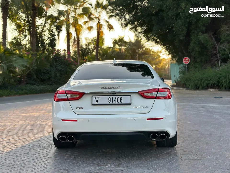 Maserati Quattroporte S 2018 White  3.0L V6 Engine  Perfect Condition