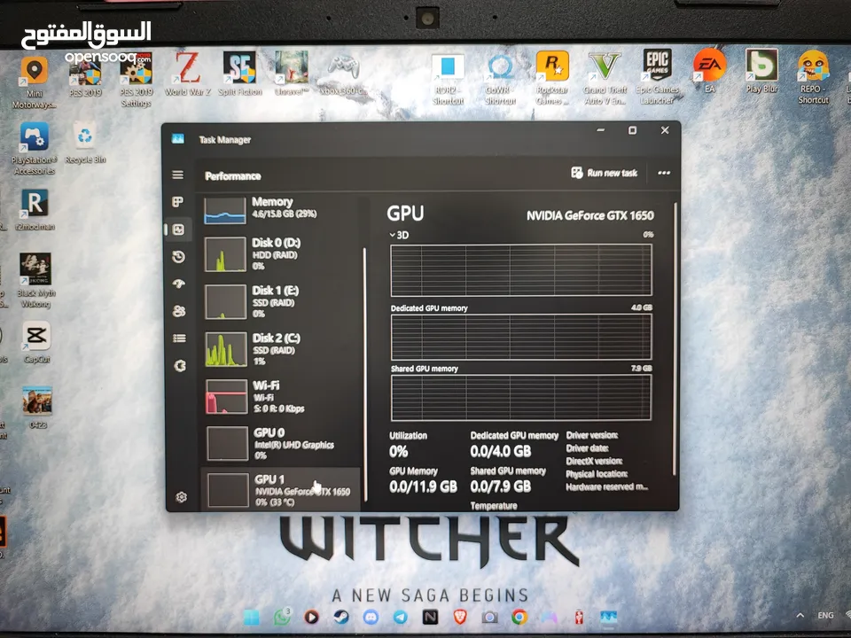 laptop Gaming nitro 5 i5 10th GTX 1650