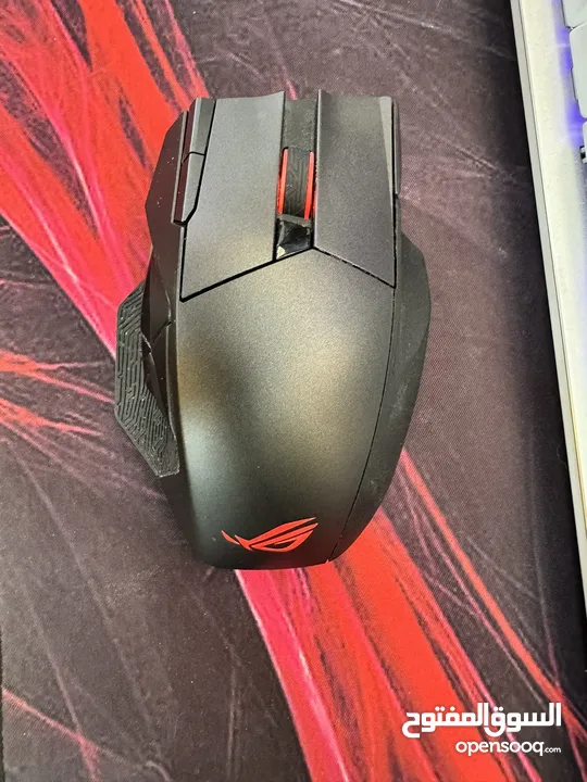 Asus rog spatha wireless or wired gaming mouse with charging dock