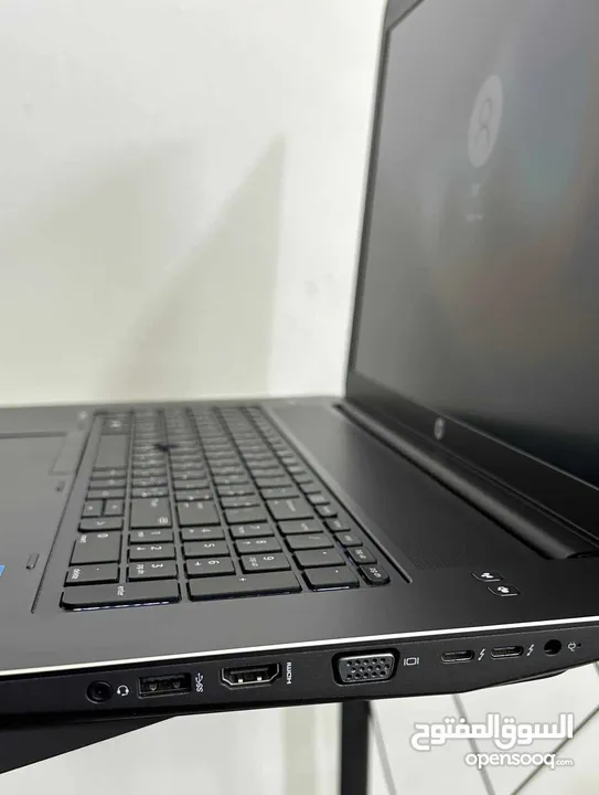 لابتوب HP ZBOOK G3، كور i7 جيل سادس HQ، كارت شاشة خارجي، للإلعاب والتصاميم والبرامج الهندسية