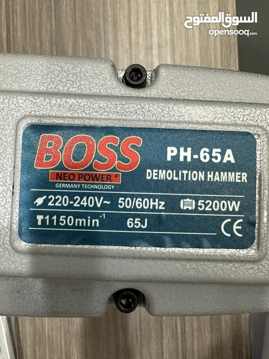 هلتي للحفر والتكسير من شركة BOSS قوة 5200 واط