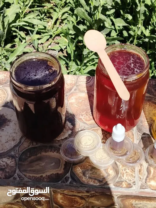 عسل طبيعي يوجد فحص