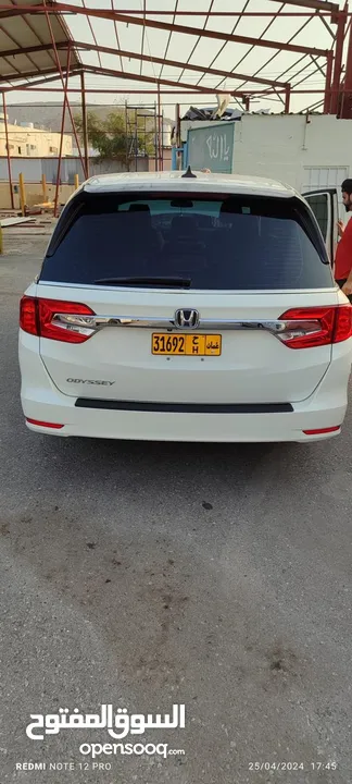 Honda Odyssey GCC 2019 Local Omani Vehicle