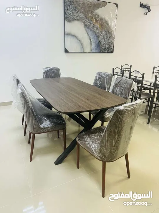 Dining Table Marble and Wood