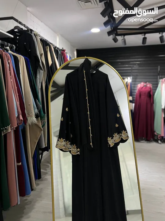 فساتين سهرة وحفلات وعبايات خليجية واطقم صبايا وستاتي ومتوفر جميع النمر ومتوفر خدمة توصيل