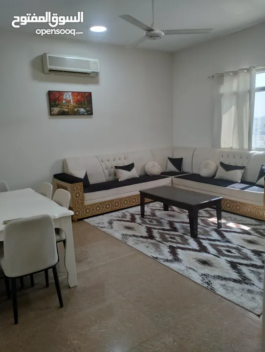 Fully furnished flat for rent in Sohar Al Multaqa street