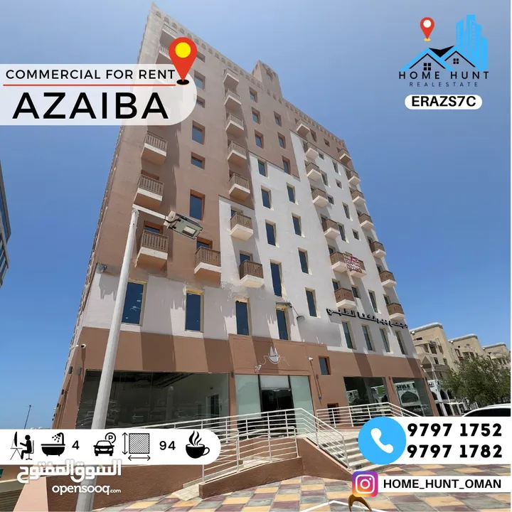 AZAIBA  93.89 MSQ BRAND NEW OFFICE SPACE IN PRIME LOCATION