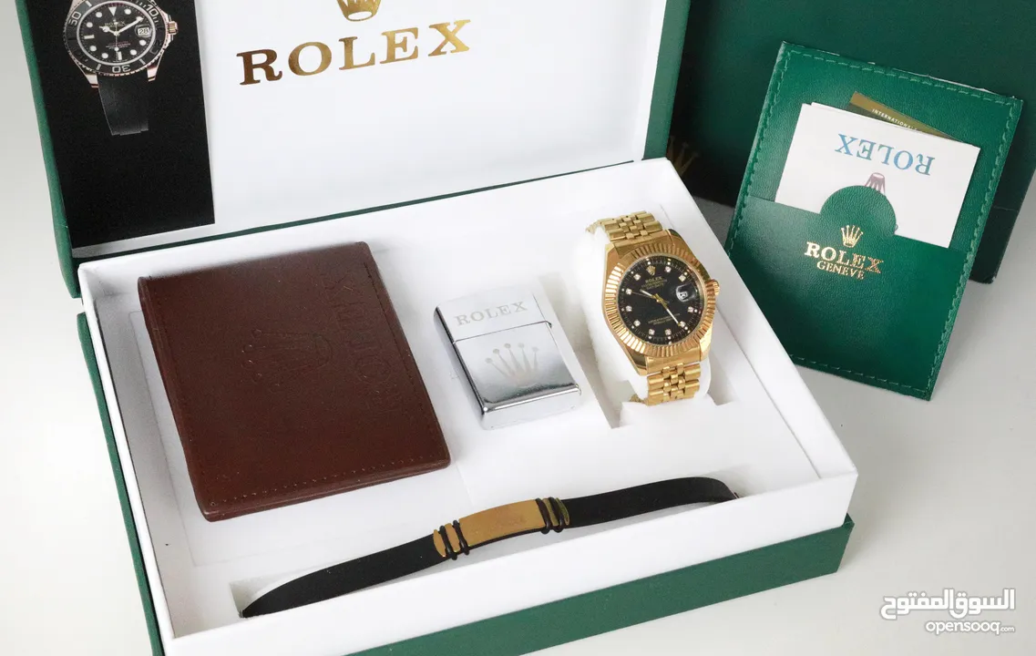 وصل البكج الملوكي  الجديد والقوي ساعات  ROLEX  كوبي ماستررجالي الأكثر مبيعًا  اعلى صنف طبعا
