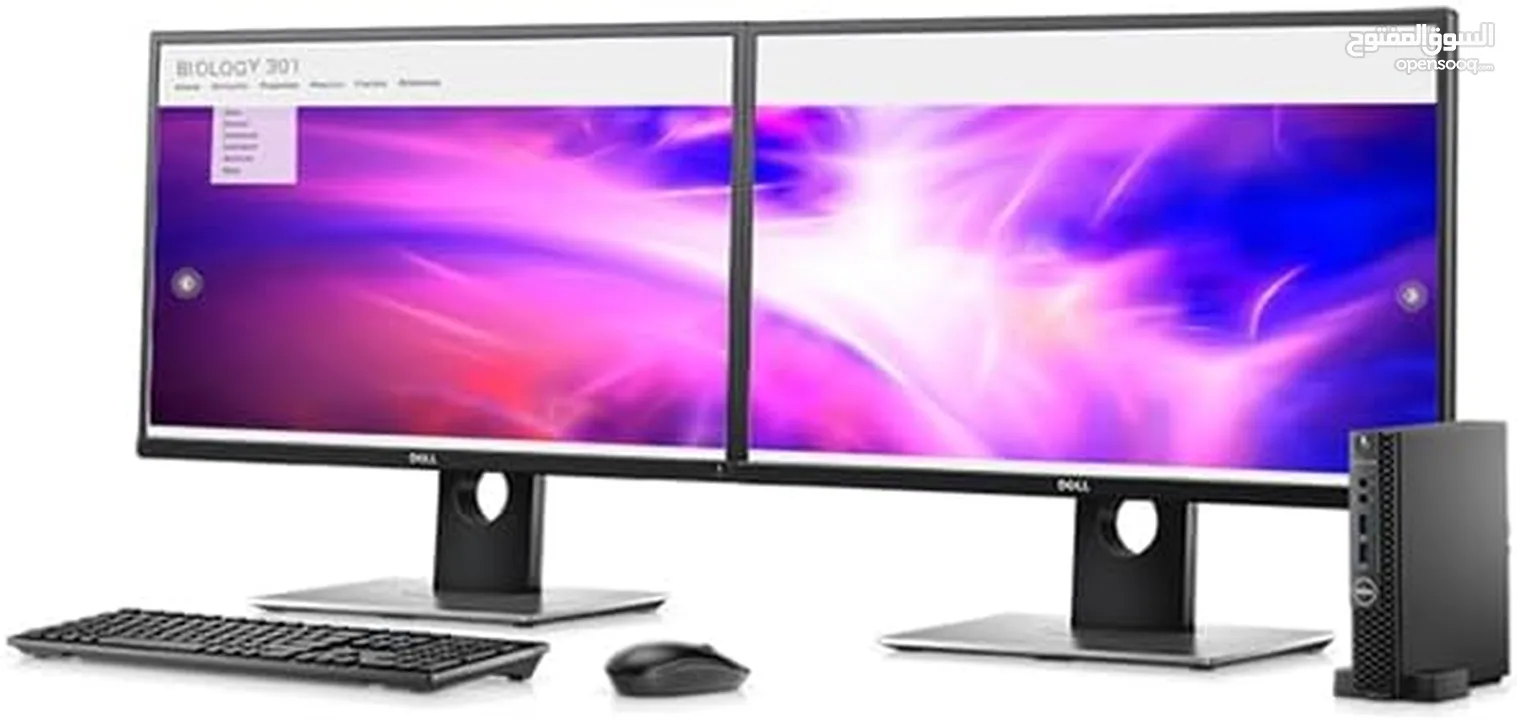 Dell OptiPlex 3060 Micro & 22′′ Monitor Intel i5 Gen 8 Six Core 2.1GHz 16GB  RAM 512GB M.2 SSD Win 1