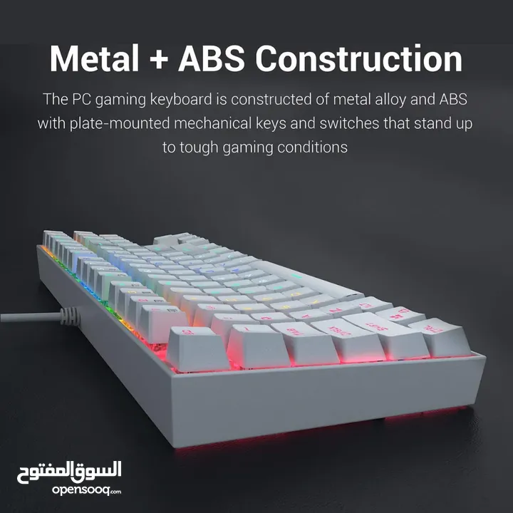 Redragon K552-RGB-2 Wired TKL 75% Mechanical Gaming Keyboard