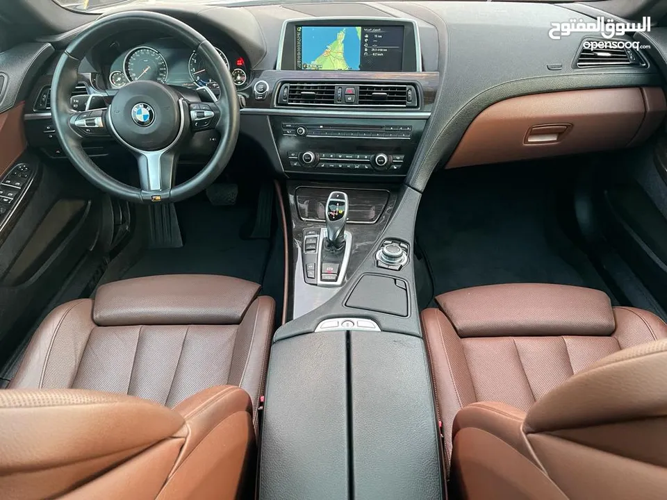 BMW 640i TWINPOWER TURBO _GCC_2014 Excellent Condition Full option