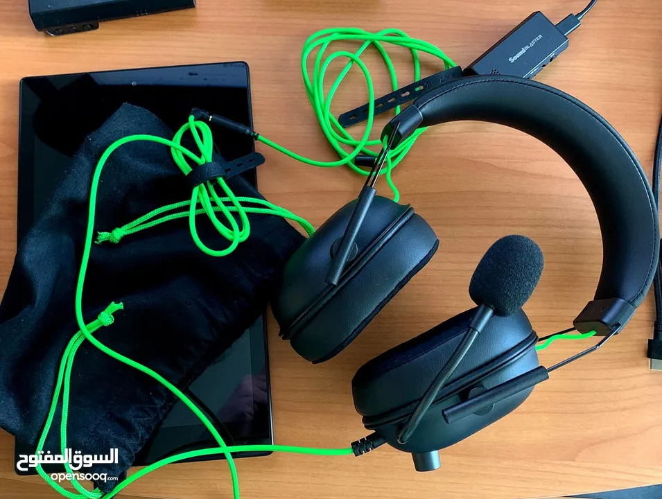 ...Razer blackshark V2 X.....ريزر بلاكشارك   سماعات ....السعر قابل للتفاوض