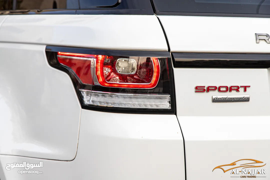 Range Rover Sport Supercharge 2014  السيارة وارد الشركة