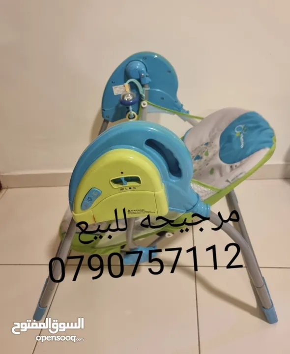 أغراض بيبي للبيع شبه جديده