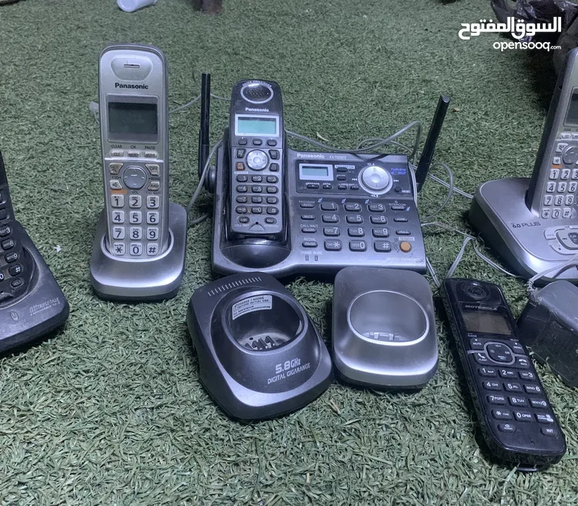 هواتف Panasonic ارضي وارد امريكا بحالة جيدة جدا
