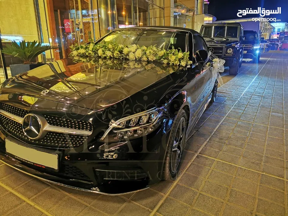 C200 للايجار 2020 لون ابيض او اسود