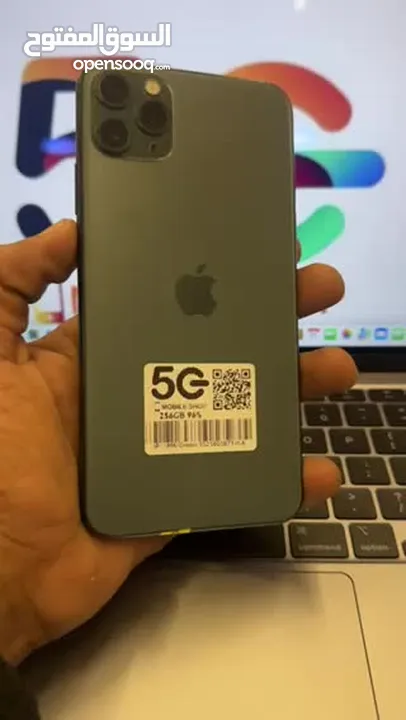 ‏iPhone 11 Pro Max 256GB battery 96% ايفون 11 برو ماكس ذاكرة تخزين 256 جيجا بطارية 96٪