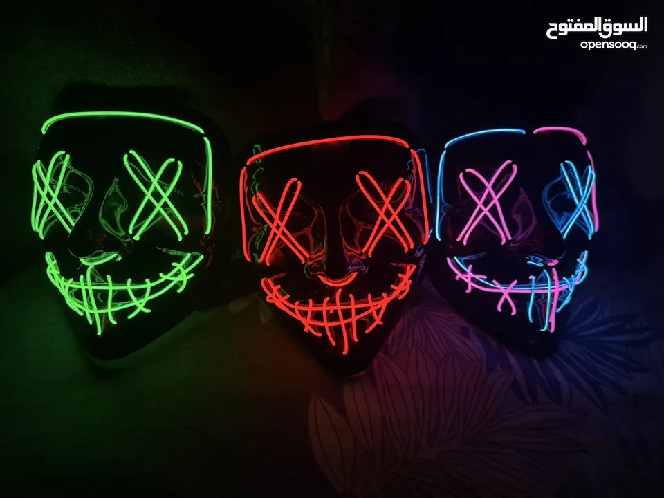 Neon light mask for sale purge mask for sale special offer for national day