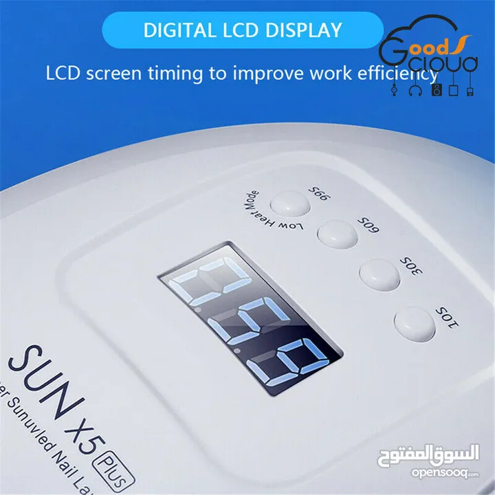 مجفف طلاء الاظافر 80 واط Nail Lamp